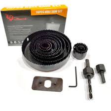 [BISA COD] HOLESAW SET 16 pcs FLOURISH / HOLE SAW SET