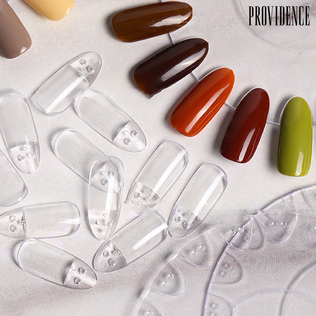 Providence Piring Display Kutek Gel Uv Bentuk Bulat Bahan Akrilik Ringan Bisa Dilepas