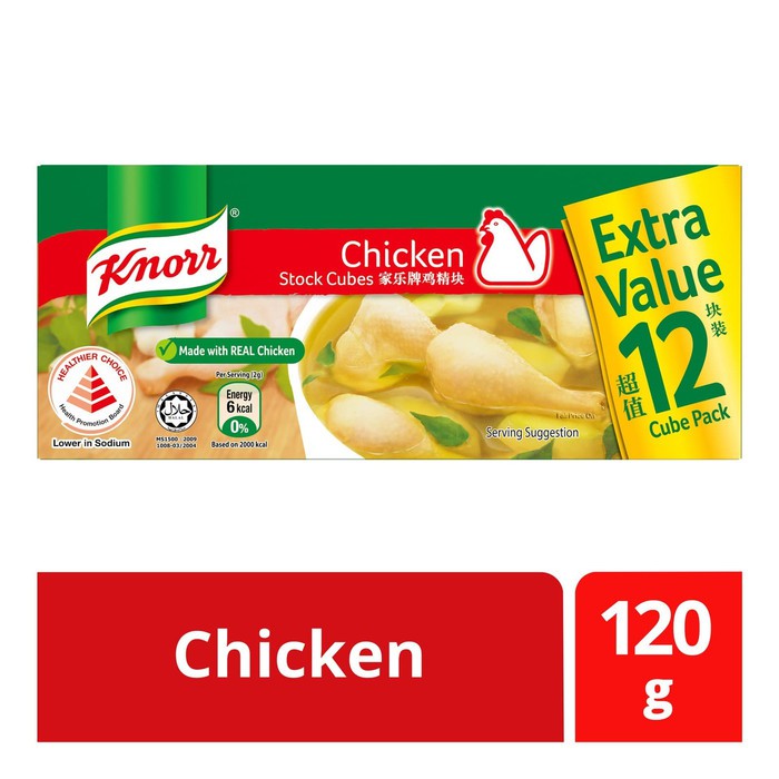 

Spesial Promo - Knorr Stock Cubes Chicken 12Sx10G