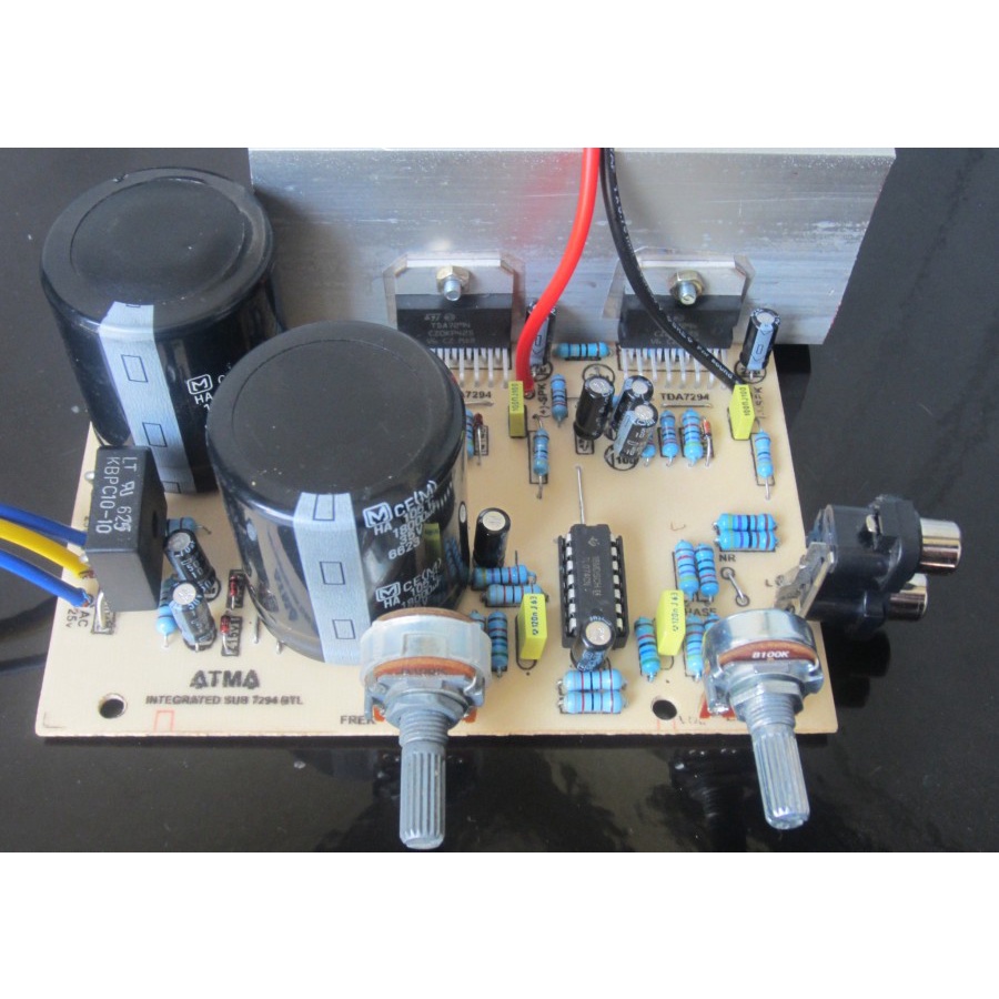 Rangkaian Integrated Subwoofer TDA7294 BTL untuk Home Audio 200 watt Suara Jernih Bulat Mantap Berte