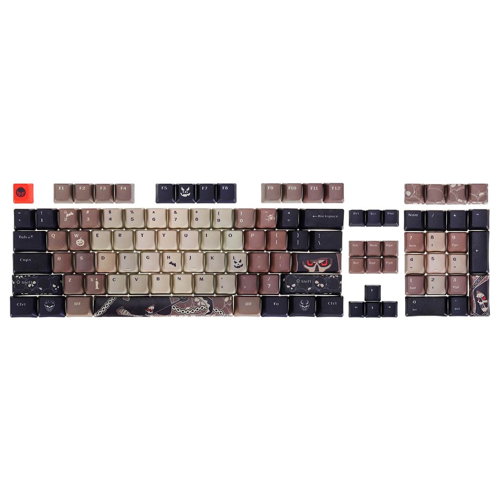 108 Tombol Pbt Lima Sisi Sublimasi Oem Dengan Penarik Kunci Untuk Keyboard Gaming Mekanik