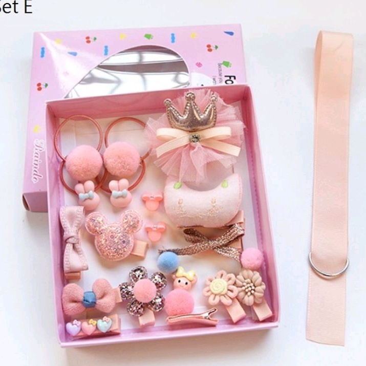 

Bundara.id Ra-1399 (box 18pcs) set pita rambut cantik anak perempuan import