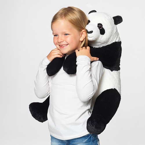 DJUNGELSKOG Boneka, panda