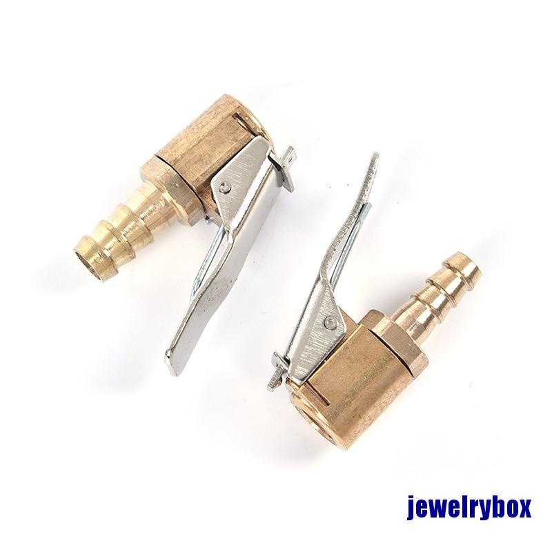 (Jewelrybox) Adaptor Konektor Katup Pompa Ban Mobil Bahan Kuningan