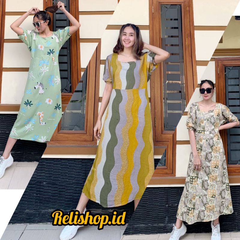 [NEW PRODUCT] Jenny dress | homedress cantik | daster | daster viral