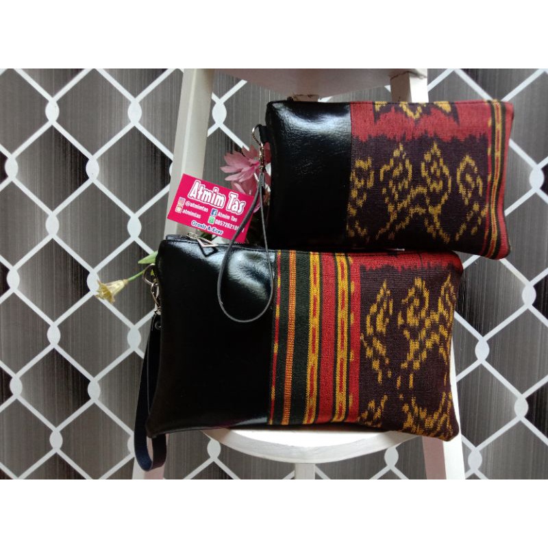 GROSIR Set Clutch ethnic TENUN TROSO JEPARA/CLUTCH TENUN TROSO/DOMPET TROSO