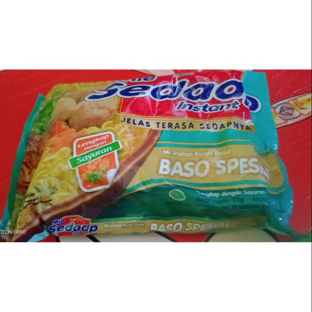 

Mie SEDAP Kuah Instan Rasa BASO SPESIAL