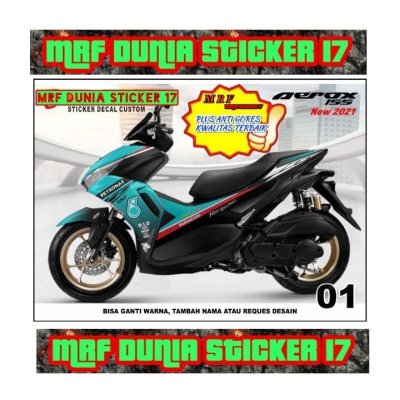 Decal Stiker Motor Yamaha Aerox 2021 Full Body Modifikasi 01