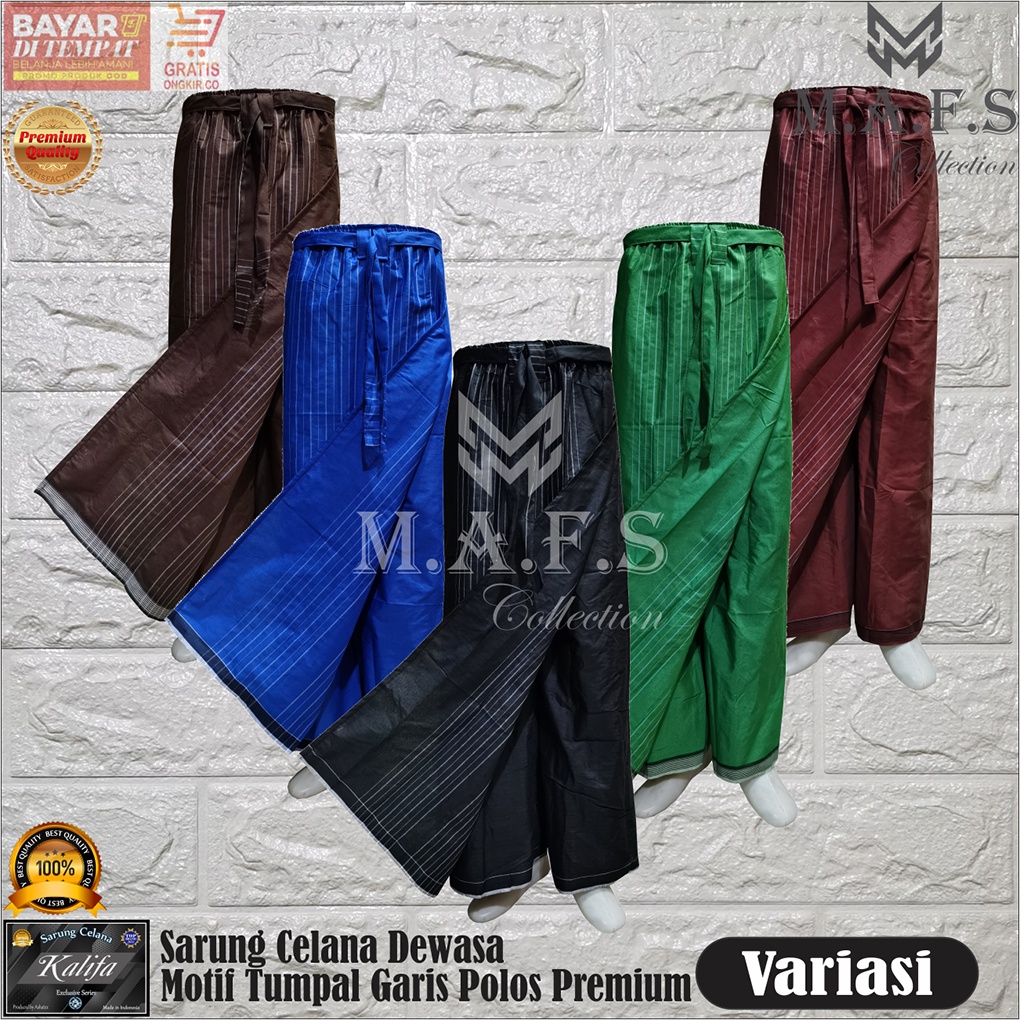 SARUNG CELANA DEWASA MOTIF FULL DOBBY TUMPAL SONGKET KALIFA PREMIUM