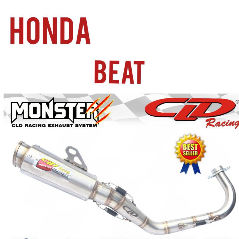 Knalpot CLD Racing Beat Type Monster Race ORIGINAL
