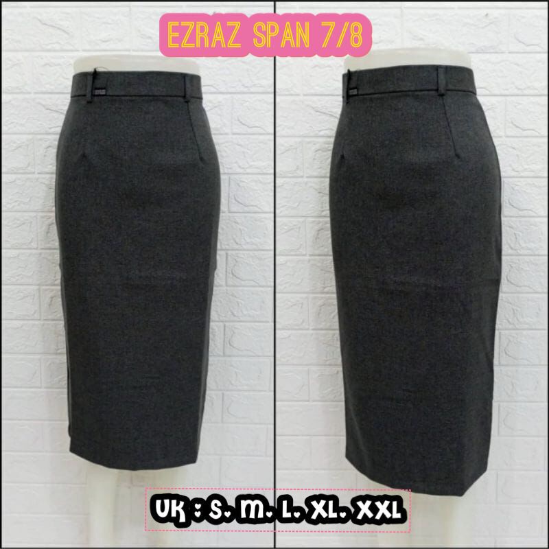 Rok kantor span 7/8 ,merek ezraz bhn impor nyaman dipakai buat acara formal & lain nya
