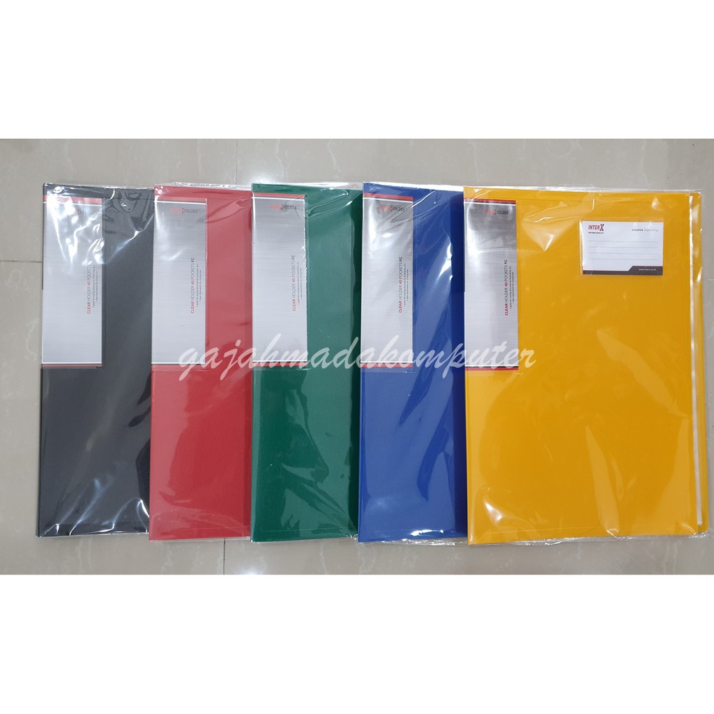 

Dokumen Keeper / Clear Holder / Display Book / Map Folio 40 Lbr - InterX Folder