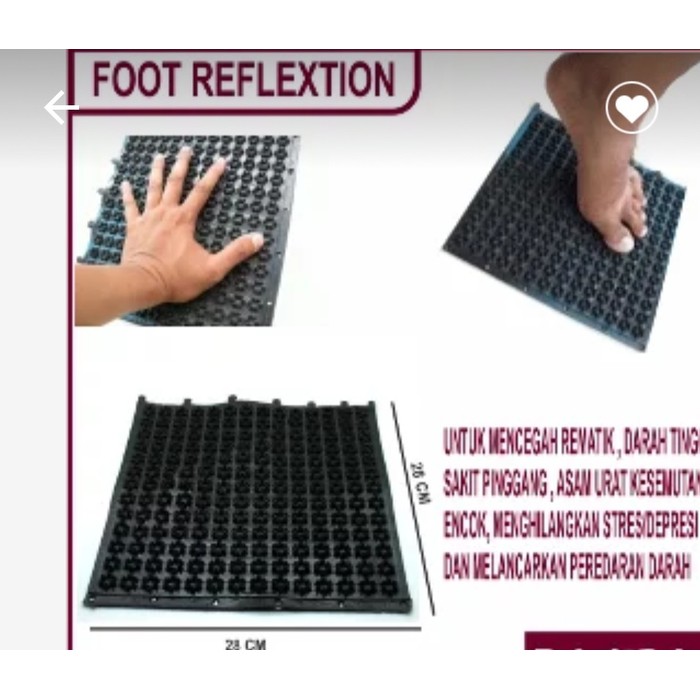 [KRN01] Karpet Refleksi Pijat alas Kaki Foot Reflexion Akupuntur