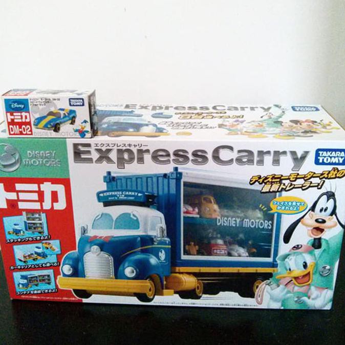 HOT SALE Tomica Disney Express Dream Carry Container Truck Donald Duck Terjarmin
