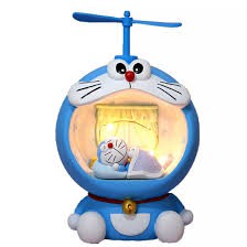 &lt;^ SJA ^&gt; Doraemon Night Lamp/Pajangan Lampu Tidur Doraemon Baling Baling Bambu Doraemon Night Lamp