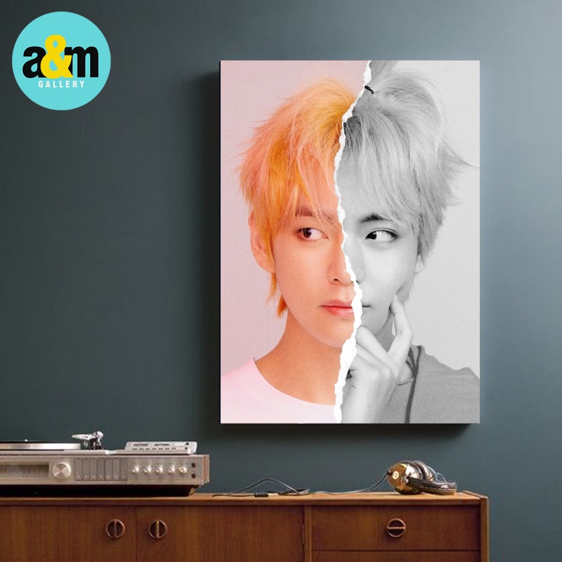 Poster Kayu BTS LOVE YOUR SELF ANSWER VERSION JIN RM SUGA JUNGKOOK J-HOPE JIMIN V I Hiasan Dinding Dekorasi Kamar I Poster Kayu K-POP Dekorasi Kamar - A&amp;M