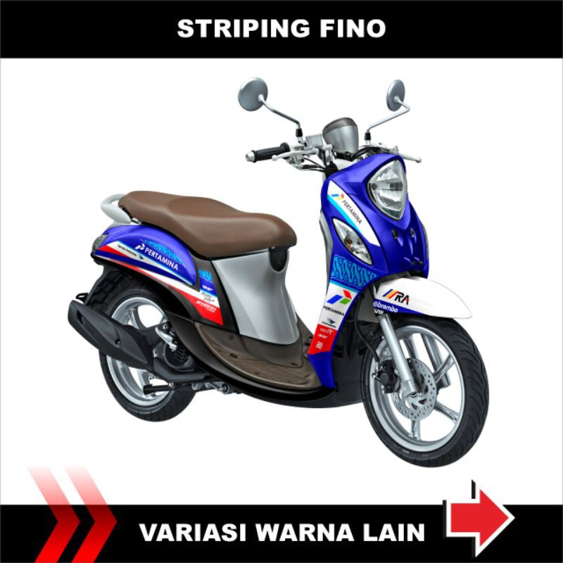LIS STRIPING MOTOR FINO FI MANDALIKA/LIS STIKER FINO FI/STIKER LIS FINO FI MANDALIKA