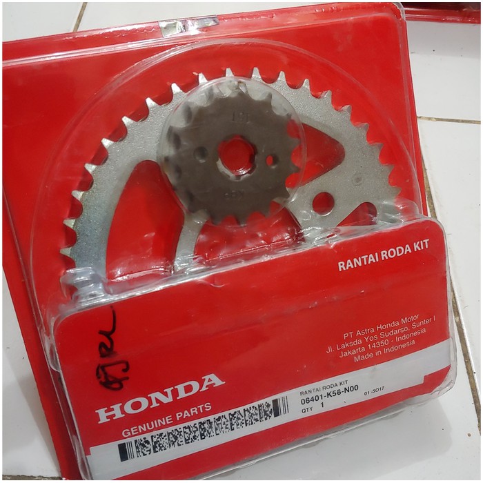 Gearset Girset Sonic 150 R Original Honda K56