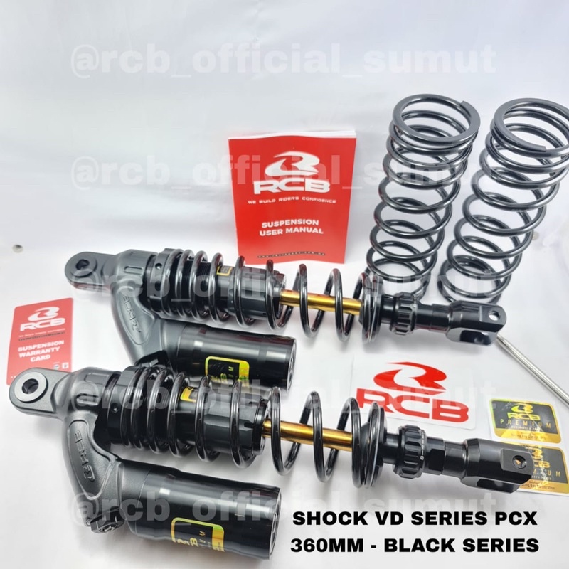 SHOCK RCB VD SERIES PCX 160 360 MM/ SHOCK RCB VS SERIES PCX 160 360 MM