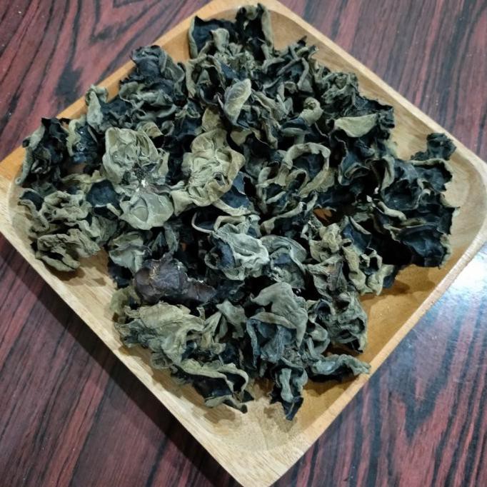 

TERMURAH SU Brand Jamur Kuping Hitam Kering Kualitas Super REPACK - 50gr Kode 593