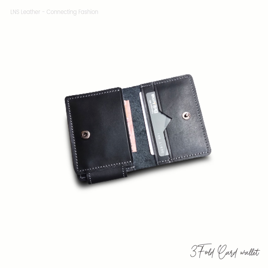 Card Holder Kulit Pria Dompet Kartu Wanita dinamis Wallet Card ATM