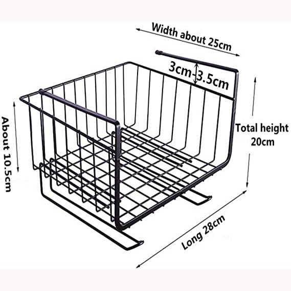 COD Rak Gantung Cabinet Door Organizer Storage Basket Rack