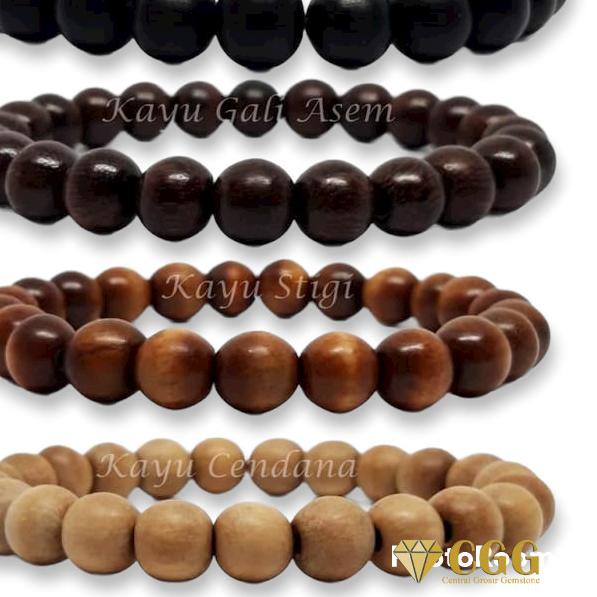 Gelang Kayu Cendana Galih Asem Kelor Stigi Original Di Jamin Asli - KAYU CENDANA