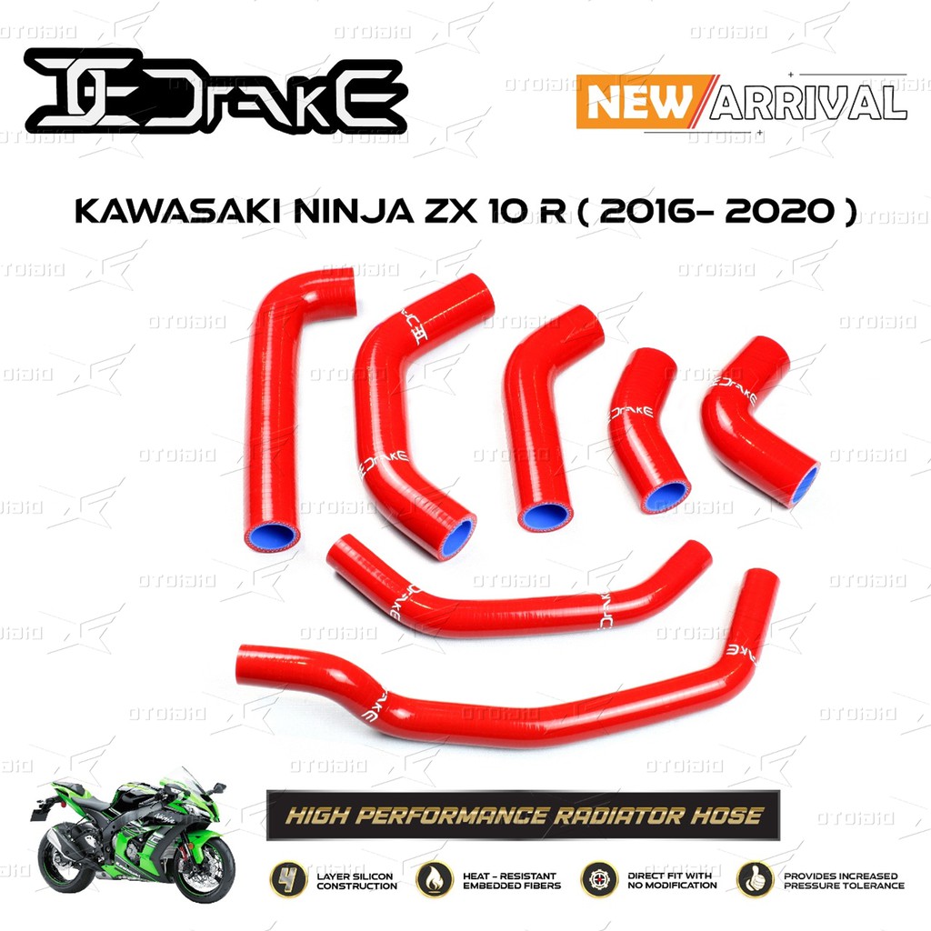 Jual Drake Selang Radiator / Radiator Hose Kawasaki Ninja ZX10R 2016