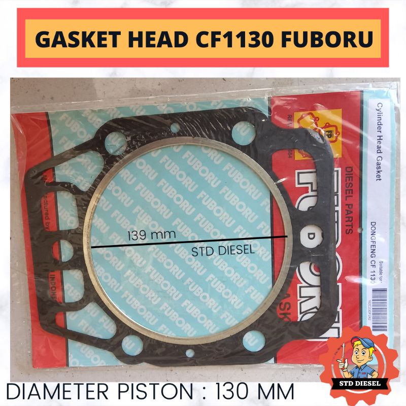 GASKET HEAD CF1130 1130 CANG FA JANG FA 30 HP PK PAKING SILINDER KOP DIESEL ENGINE MESIN DISEL  MERK