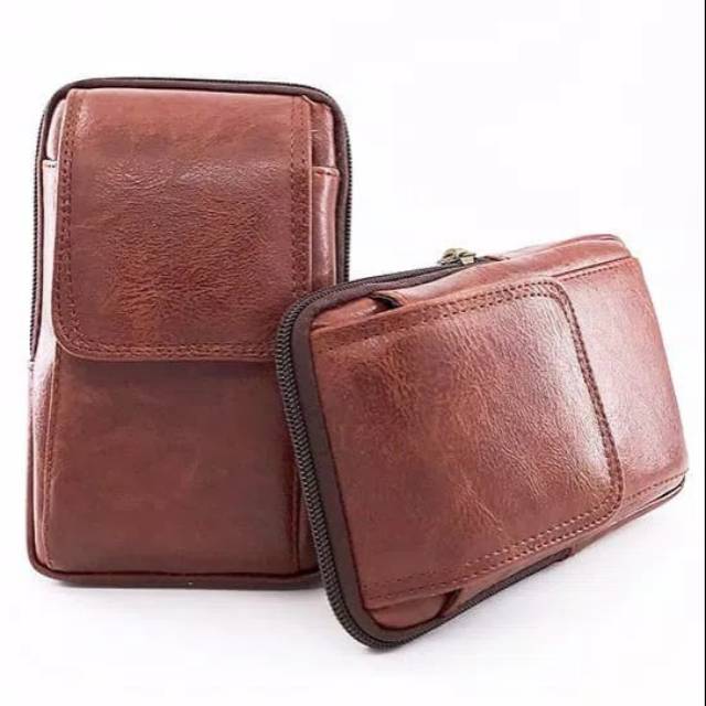  sarung  hp  kulit  pinggang vertical leather case import 5 5 
