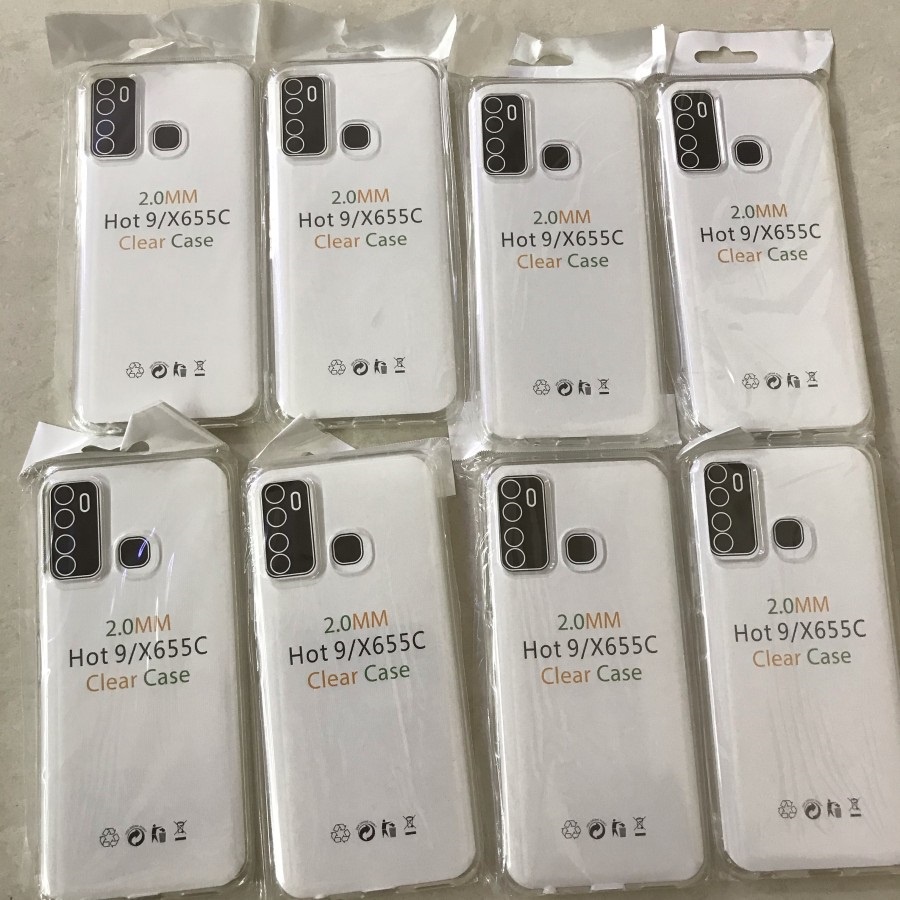 Jelly Case Infinix Hot 9 /  Infinix Hot 9 Play Silicon Bening Bahan Tebal | Anti Jamur