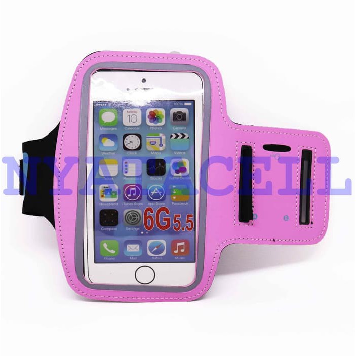 BARU Universal ArmBand Sport Case Size XL Max 5 5 Inch Iphone 6 Plus DLL   Hitam
