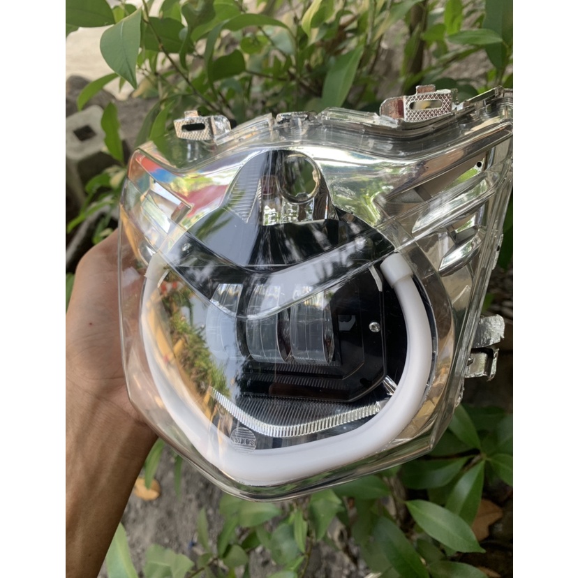 Jual lampu depan beat karbu custom led Indonesia|Shopee Indonesia