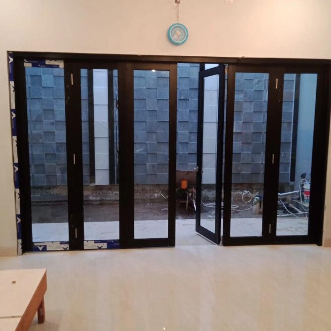 Rel Pintu Lipat Alumunium Lengkap