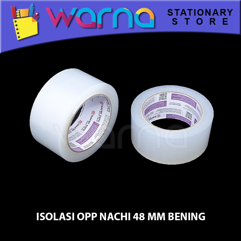 

ISOLASI LAKABAN SELOTIP OPP NACHI 48 MM/ 2 INC BENING