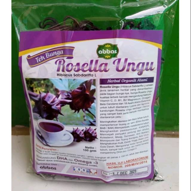 

Teh Bunga Rosela Ungu