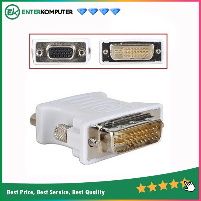 Accessories Connector / Konverter DVI (Dual Link) To VGA