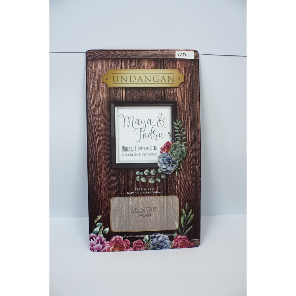 Undangan Pernikahan MB 01