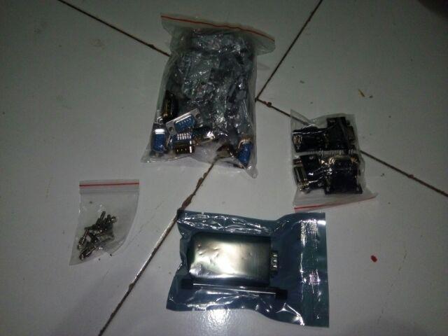 Db15 Male D-sub 3 Row 15 Pin Vga Terminal Solder Tanpa Solder