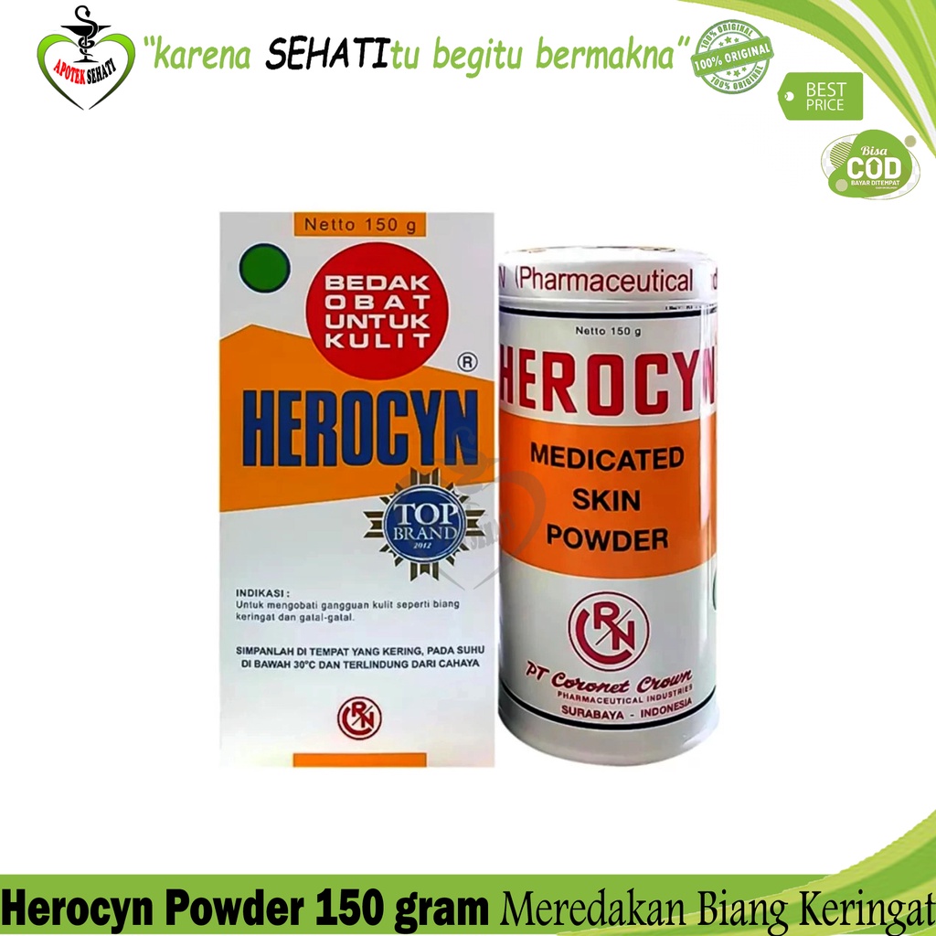 HEROCYN DEWASA 150GR BEDAK GATAL BIANG KERINGAT