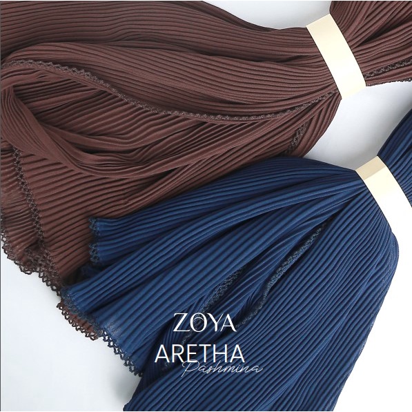 KERUDUNG HIJAB SEGI PANJANG ARETHA PASHMINA PLISKET PREMIUM ZOYA