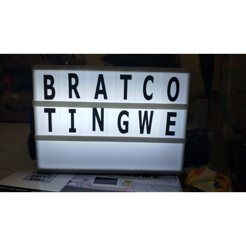 Lampu Led Cinema Light Decoration