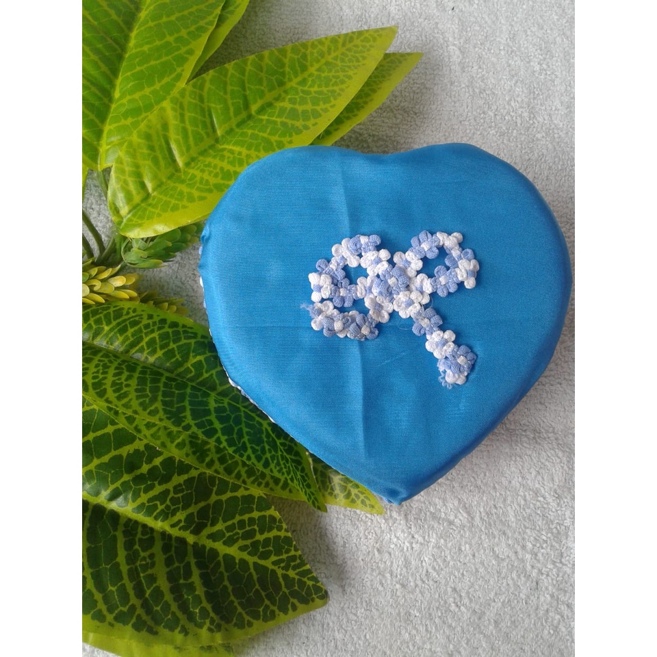 BEST PRODUCT Tempat cincin love biru muda / tempat cincin murah / tempat cincin kekinian /tempat cin