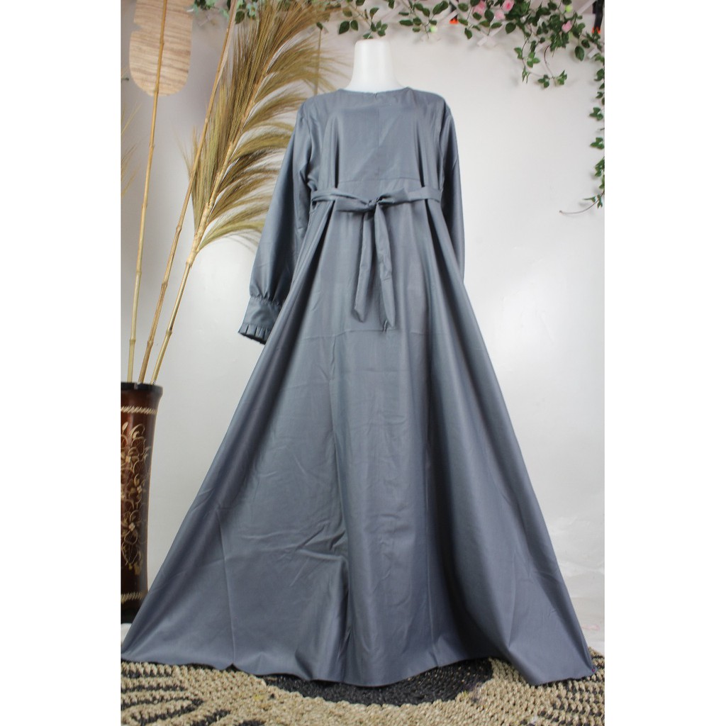 GAMIS TOYOBO POLOS BASIC HILMIA PREMIUM ANEKA WARNA SERAGAMAN TERBARU M L XL XXL