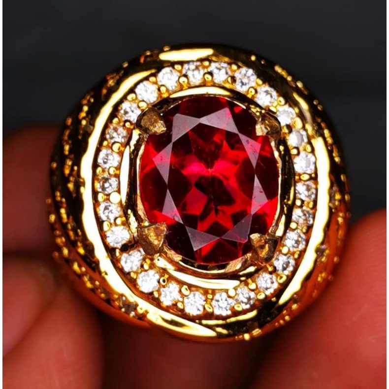 Red topaz brazil crystal + memo