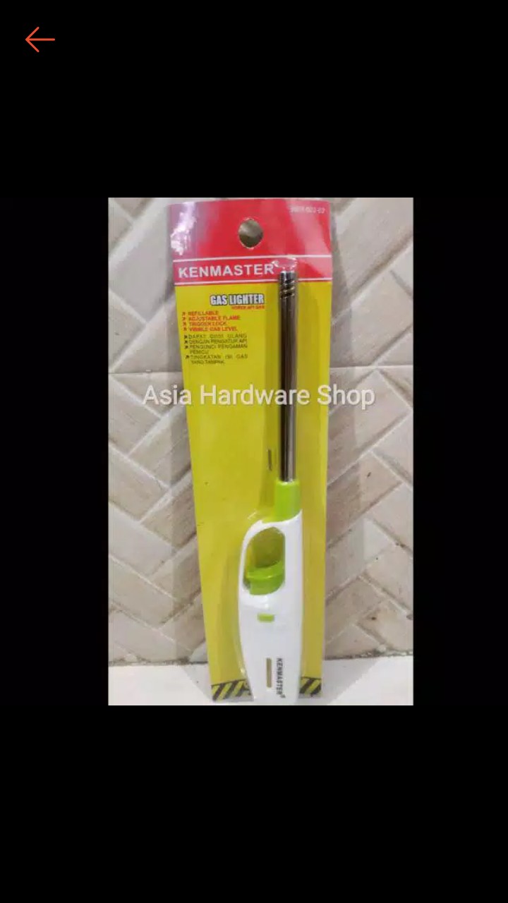 Alat Pematik Api Korek Gas Panjang Kenmaster
