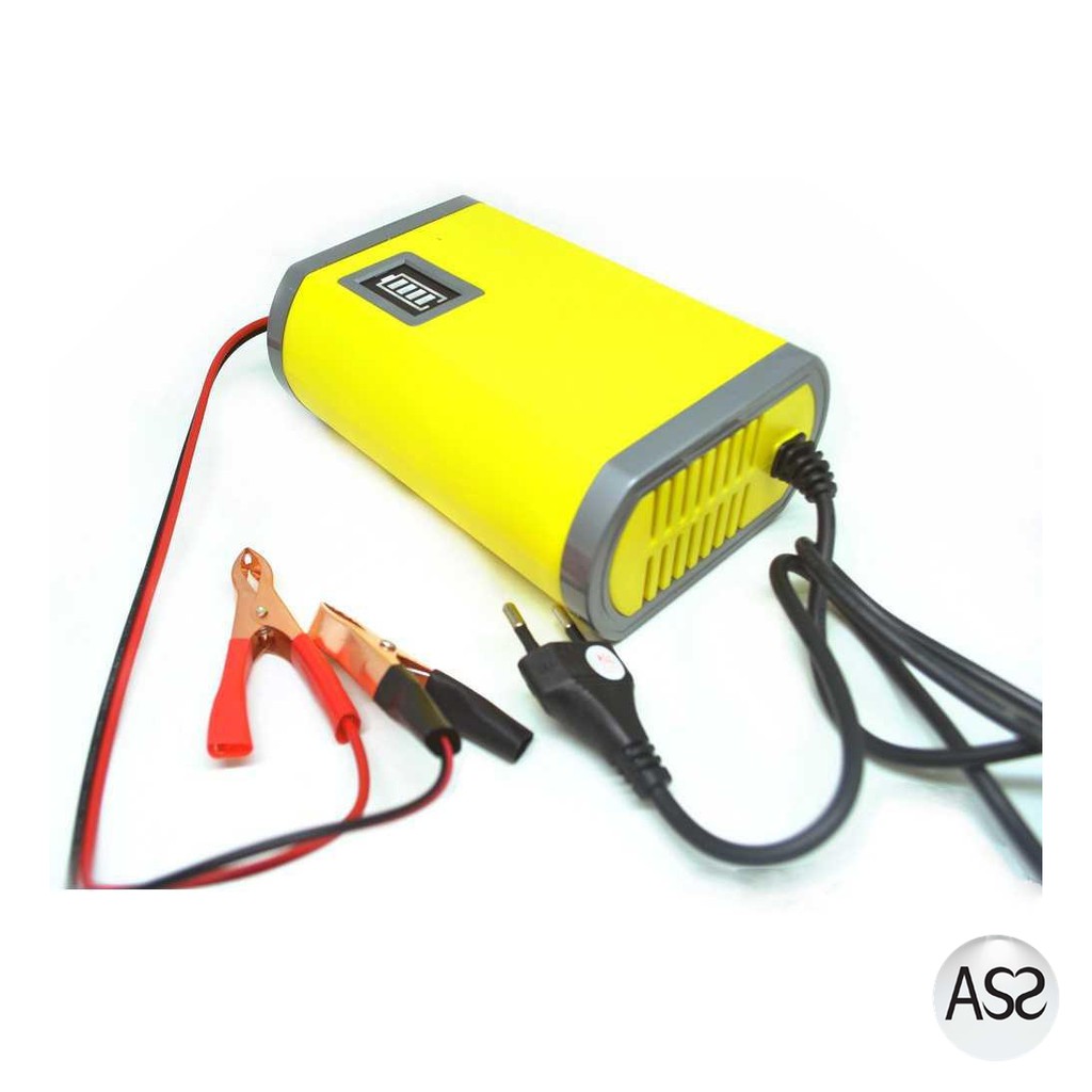 ASS Shop - Taffware Charger Aki Portable Motorcycle Car Battery 6A 12V - FBC1206D