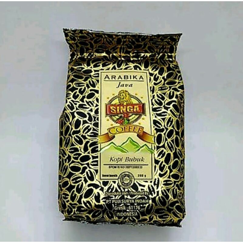 

Kopi singa Arabika Java 360gr