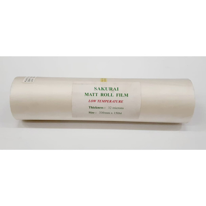 

SAKURAI MATT LAMINATING ROLL FILM 32micron (330mm x 150M) LOW TEMP