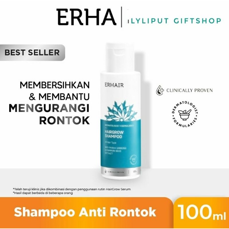 ERHAIR Erha HairGrow Shampoo with Panax Ginseng &amp; Pumpkin Seed Extract 100ml